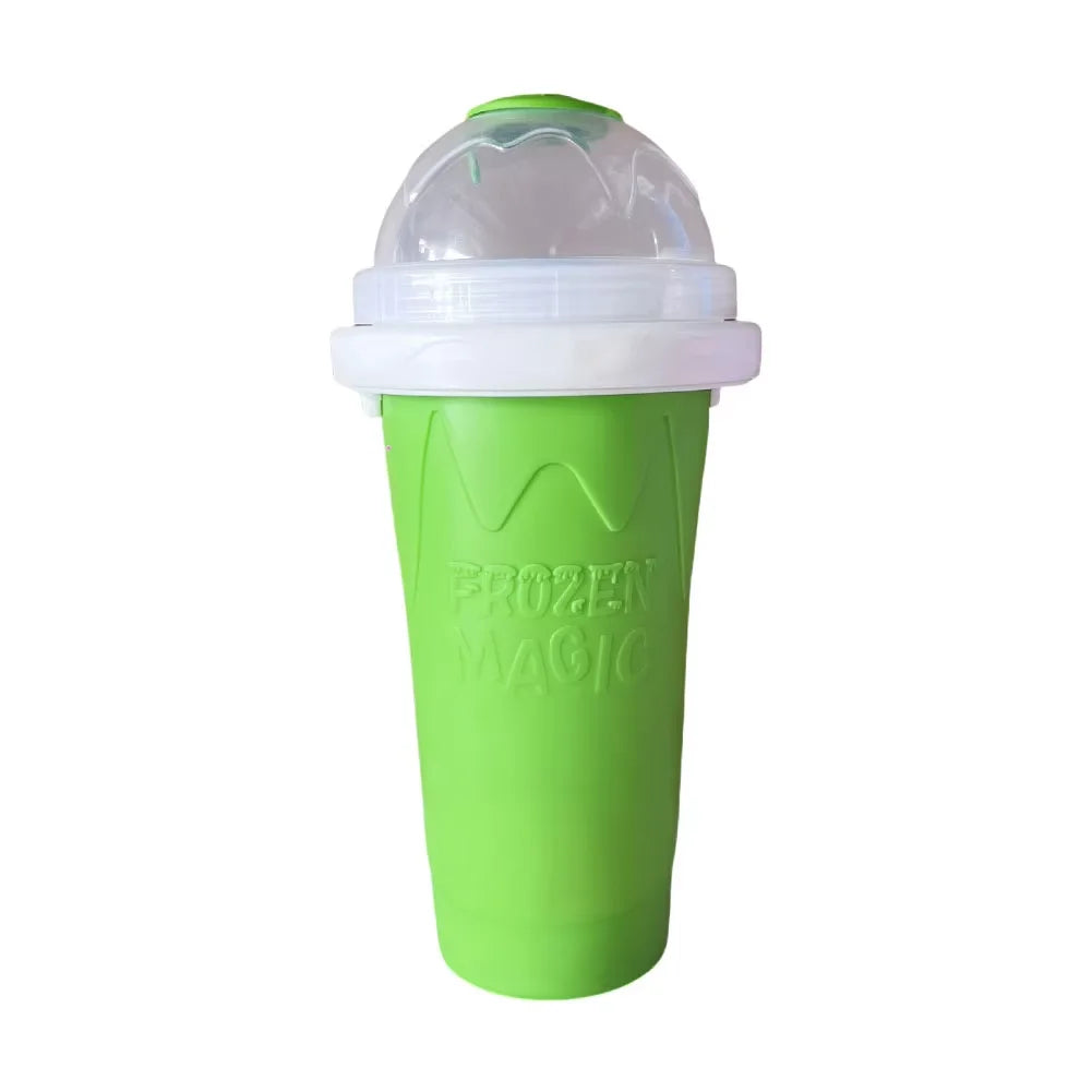 ML Quick-Frozen Slushy Maker Cup with Lid Slushy Cup for Homemade Smoothies Juice Ice Cream Summer Squeeze Cup Kitchen Tool