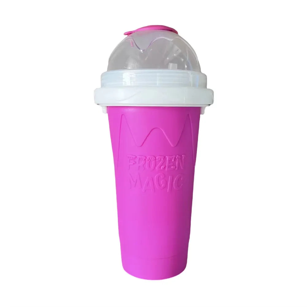 ML Quick-Frozen Slushy Maker Cup with Lid Slushy Cup for Homemade Smoothies Juice Ice Cream Summer Squeeze Cup Kitchen Tool