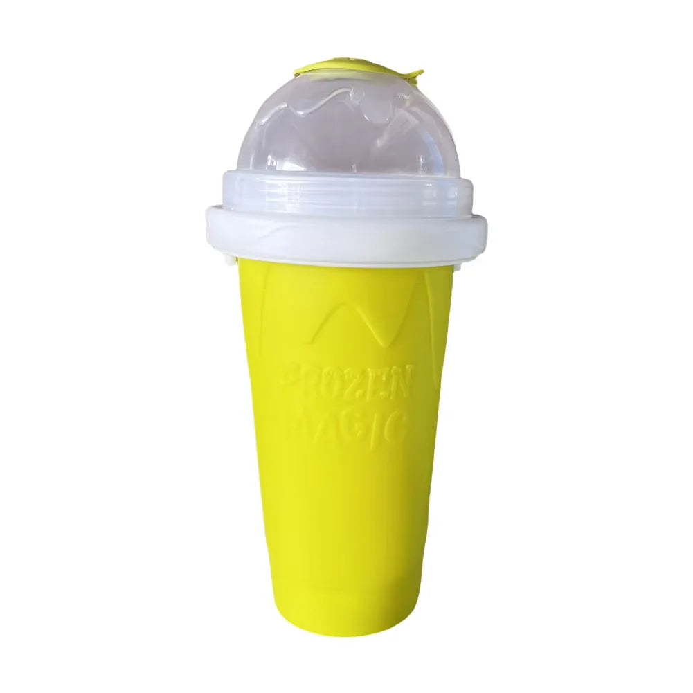 ML Quick-Frozen Slushy Maker Cup with Lid Slushy Cup for Homemade Smoothies Juice Ice Cream Summer Squeeze Cup Kitchen Tool